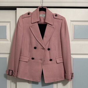 Banana Republic Pink Pea Coat